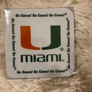 Miami Hurricanes Go Canes coasters